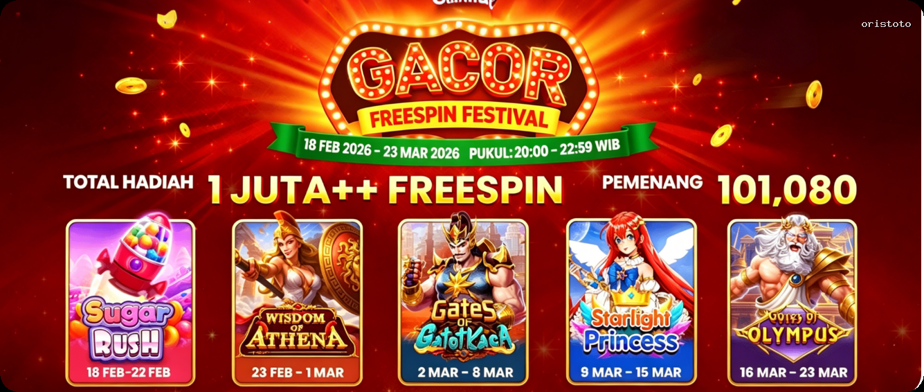 Login oristoto Sekarang Bonus Melimpah